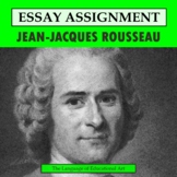 Jean Jacques Rousseau Research Paper Graphic Organizer Worksheets Project Essay
