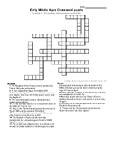 Early Middle Ages Crossword puzzle
