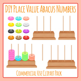 Place Value Abacus Frame / Math Manipulatives Clip Art / Clipart in Color
