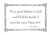 CLASSROOM POSTERS WITH THE THEME OF HARD WORK