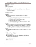 Grade 3 Forces That Retract or Repl (Magnets) Unit Plan