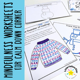 Winter Mindfulness Activities For Calm Down Corner | Mindfulness Worksheets