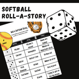 Softball Roll-a-Story - Numerous Writing Prompts for Sports Fans!