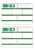 Editable Exit ticket
