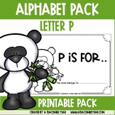 Letter P Worksheets and Activities |  Alphabet Practice