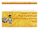 2nd Grade Journeys Daily Writing Prompts- Unit 3