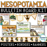 Ancient Mesopotamia Bulletin Board Kit  Posters Borders Banners Maps Timelines