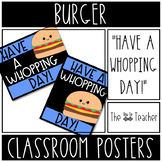 Burger Classroom Posters
