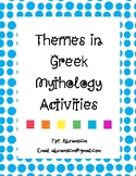Greek Myths Comparison Activities