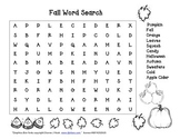 Fall Wordsearch