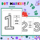 Dot Marker Printable - Numbers 1 to 10 Worksheets | For PreK And Homeschool.