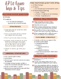 AP Literature & Composition Exam Information and Tips