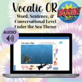 Vocalic OR Articulation BOOM CARDS: Under the Sea Theme