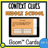 Context Clues | Middle School | Boom? Cards | Set 2 (of 6)