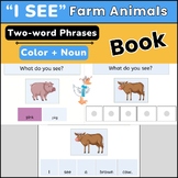 Describing Clipart Farm Animals by ColorÂ¨CPhrase & Sentence Strips | ESL ELL EFL