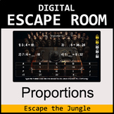 Proportions - Digital Escape Room Math Breakout Game