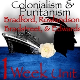 Colonial Literature and Puritanism Curriculum Unit with Google Slides