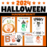 Halloween Handprint Poem: Pumpkin, Boo, & Ghost - Preschool & kindergarten Craft