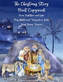The Christmas Story Print Copywork - KJV