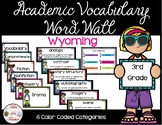 Wyoming 3rd Grade Reading Academic Vocabulary Word Wall