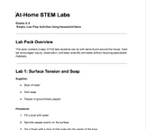 At-Home STEM Labs Â¨C Grades 6Â¨C9  Simple, Low-Prep Activities Using Household Item