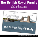 King Charles III Coronation Activity, Simple, Primary, Royal Family Mini Reader
