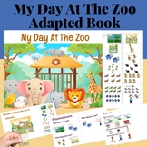 Zoo End of Year Adapted Book Special Education Comprehension Story Sequencing