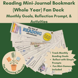 Reading Journal Bookmarks for the Whole Year | Monthly Goal, Reflections, Games