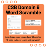 Certiport CSB Domain 6 Word Scramble