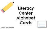 (Distance Learning or in-person) Alphabet Literacy Center cards