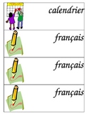 Visual Schedule - Colour - French
