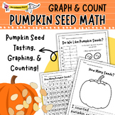 Pumpkin Seed Taste, Vote, Graph, & Count | K-2 October Math Activities & Lesson