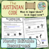 Compare the Justinian Code to Your Law Code