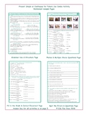 Present Simple-Continuous for Future Use Combo Activity Worksheets