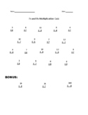 X7 AND X8 MULTIPLICATION QUIZ