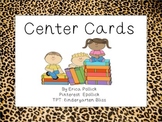 Cheetah Daily 5 (and more) Center Signs and Cards