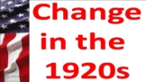 Change in the 1920s