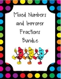 Improper Fractions and Mixed Numbers Bundle