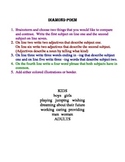 Creating Own Poetry Book