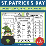 St. PatrickÂ¡Â¯s Day : Greater Than Less Than Equal To Worksheets for Kindergarten