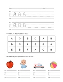 Uppercase Fun Writing Grid