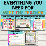 EVERYTHING YOU NEED FOR MEET THE TEACHER BACK TO SCHOOL