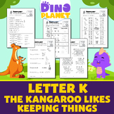K sound |  K  words| Letter K | K Phonic Worksheet for kids