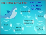 The Three Little Fish and The Big Bad Shark Storyboard Activities
