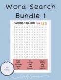 Word Search Early Finishers Pack 1