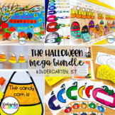 Halloween MEGA Bundle 11 Resources K, 1 Bulletin Boards Math ELA - October