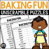 Word Scramble Puzzles | Baking Fun