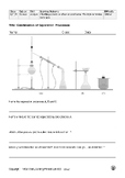 Worksheet - Combination of Separation Processes