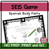 Las partes del cuerpo Spanish Body Parts SEIS Game Spanish Body Parts Labeling