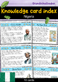 Nigeria | Country | Knowledge Card Index | Flash Cards | English